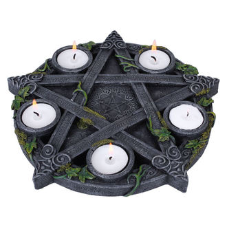 lysestage (dekoration) Wiccan Pentagram Te - B2538G6
